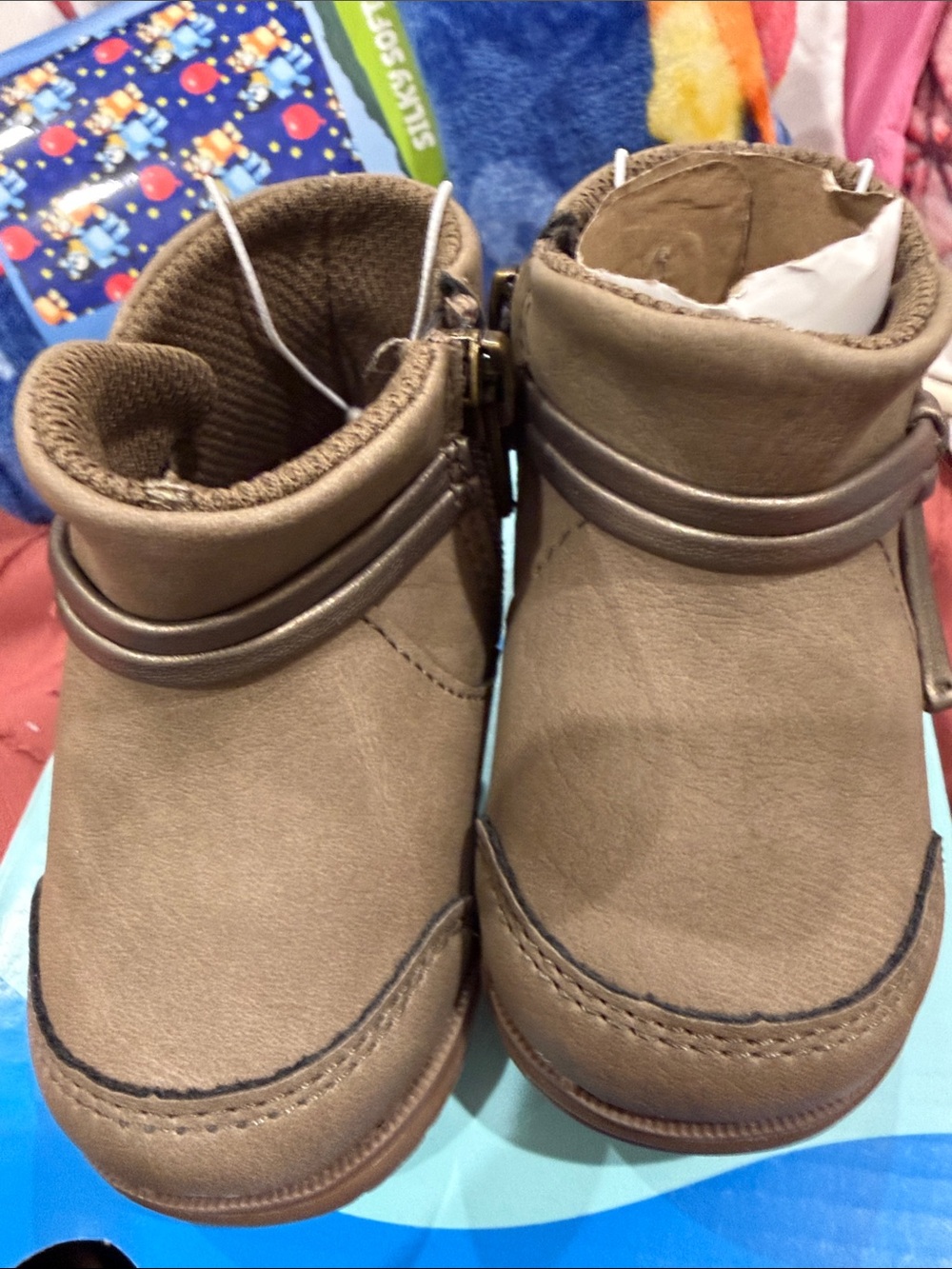 Stride Rite 360 Brown Ankle Boots - Classic Casual Slip-On - 3M/ EUR 19